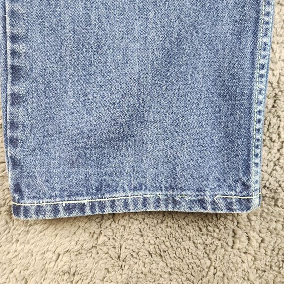 L'Avion Jeans Womens 28x31Blue Vintage Denim Flare Leg 70s Ribcage Jean Western - Picture 10 of 13